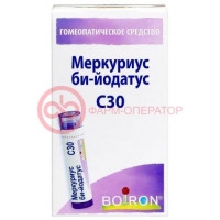 Меркуриус би-йодатус с30 гранулы гомеопатические 4г монокомп препар минер-химич происх
