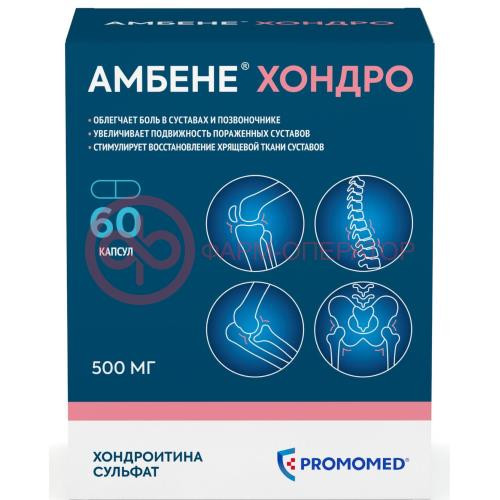 Амбене хондро капсулы 500мг №60 Амбене хондро капсулы 500мг №60