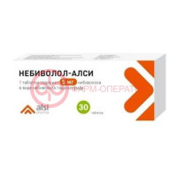 Небиволол-алси таблетки 5мг №30