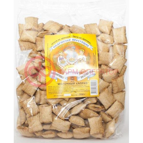 Подушечки хрустящие из мурома молоч. каприз 200г. на фруктозе