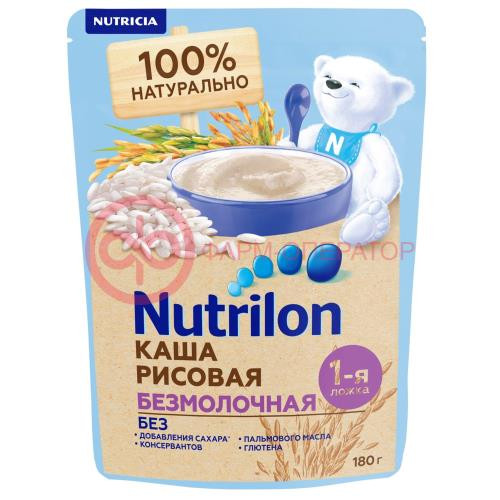 Нутрилон каша без молочная 180г рисовая