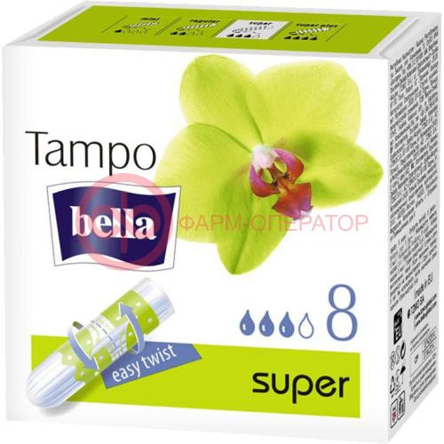 Белла тампо тампоны №8 супер Белла тампо тампоны №8 супер