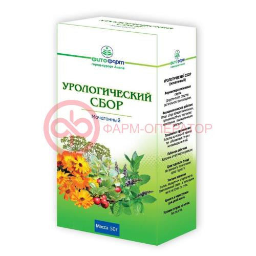 Урологический (мочегонный) сбор измельченный 50г Урологический (мочегонный) сбор измельченный 50г