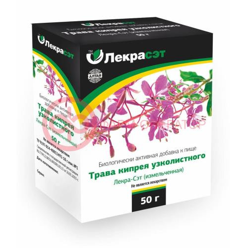 Кипрей узколистный (иван-чай) трава 50г. чайн. напиток бад /лекра-сэт/ Кипрей узколистный (иван-чай) трава 50г. чайн. напиток бад /лекра-сэт/