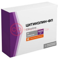 Цитиколин-фп порошок для приготовления раствора для приема внутрь 1000мг 4г №10 апельсин