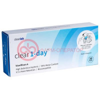 КЛИАР ВАН ДЕЙ ЛИНЗЫ КОНТАКТНЫЕ №30 -4,50 D 14.2 BC 8,7  [CLEAR1-DAY]