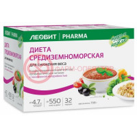 Леовит худеем за неделю программа питания 708г средиземноморская диета д/снижения веса