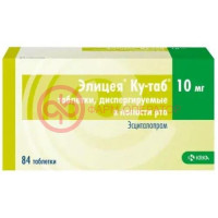 Элицея ку-таб таблетки диспергируемые в полости рта 10мг №84