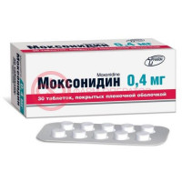 Моксонидин фт таблетки покрытые пленочной оболочкой 0,4мг №30