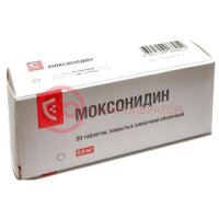 Моксонидин таблетки покрытые пленочной оболочкой 0,4мг №30