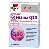 Доппельгерц в.и.п коэнзим q10 100мг + витамины группы в капсулы 515мг №30