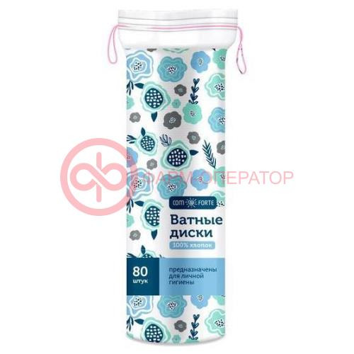Комфорте ватные диски №80 Комфорте ватные диски №80