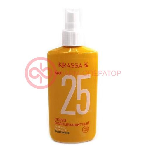 Красса спрей солнцезащитный 150мл spf-25 Красса спрей солнцезащитный 150мл spf-25