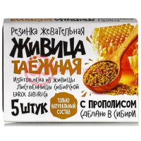 Живица таежная жевательная резинка №5 с прополисом