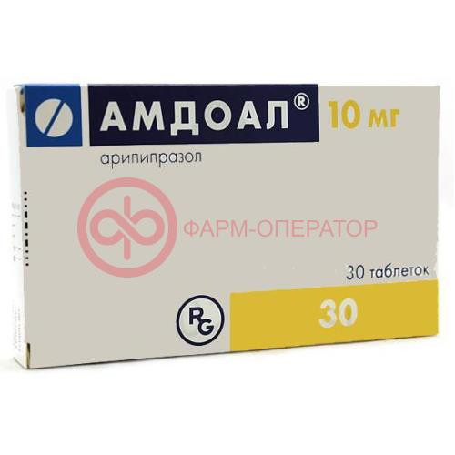 Амдоал таблетки 10мг №30 Амдоал таблетки 10мг №30
