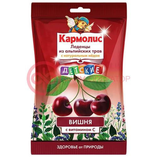 Альпийская карамель леденцы 75г детские витамин с + мед вкус вишни Альпийская карамель леденцы 75г детские витамин с + мед вкус вишни