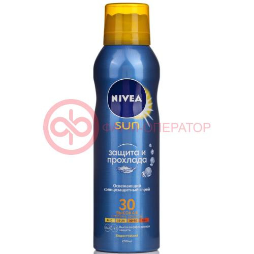 Нивея сан спрей для тела 200мл солнцезащит. защита и прохлада spf30