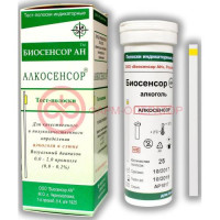 Алкосенсор тест-полоска №25 индикаторные