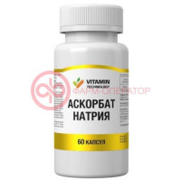 Витамин технолоджи аскорбат натрия капсулы 680мг №60 витамин с