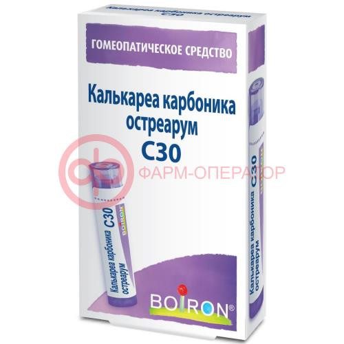 Калькареа карбоника остреарум с30 гранулы гомеопатические 4г монокомп препар животн происх Калькареа карбоника остреарум с30 гранулы гомеопатические 4г монокомп препар животн происх