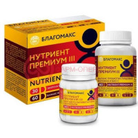Благомакс нутриент премиум iii капсул набор 450мг + 500мг №30 + №60