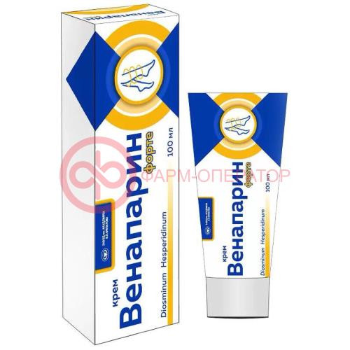 Венапарин форте крем для ног 100мл с диосмином и гесперидином Венапарин форте крем для ног 100мл с диосмином и гесперидином