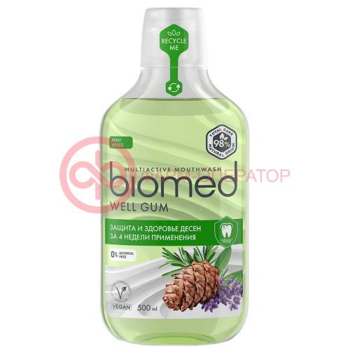 Биомед ополаск. д/полости рта комплексный well gum 500мл. [biomed]