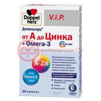 Доппельгерц вип от а до цинка + омега-3 капсулы 1500мг №30