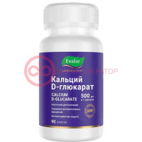 Эвалар кальций d-глюкарат капсулы 500мг 580мг №90