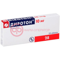 Диротон таблетки 10мг №28