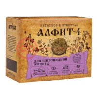 Алфит-4 для профилактики заболеваний щитовидной железы фитосбор 120г утренний/вечерний