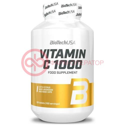 БИОТЕКУСА ВИТАМИН С 1000 ТАБ 1800МГ №100  [BIOTECHUSA]