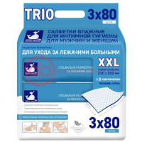 Вайт вэйл салфетки для интимной гигиены №80х3 д/лежач больн д/мужч и женщ с экстрактом каланхоэ