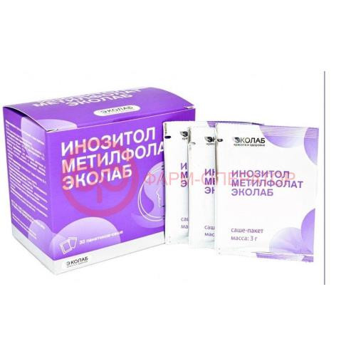Инозитол метилфолат эколаб порошок №30 (бад) Инозитол метилфолат эколаб порошок №30 (бад)