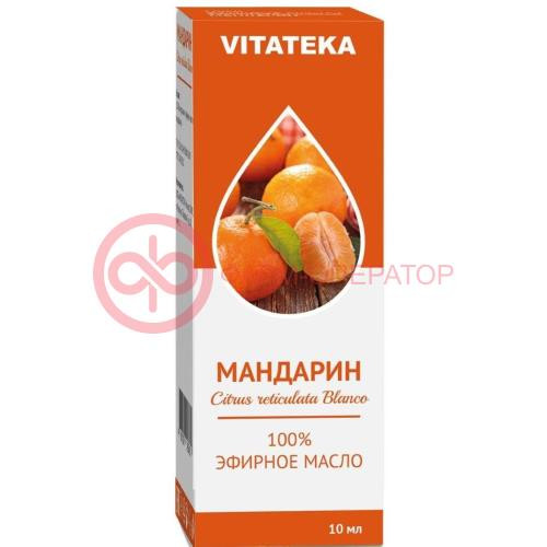 Витатека масло эфирное 10мл мандарин Витатека масло эфирное 10мл мандарин
