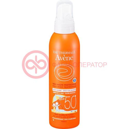 Авен сан спрей для тела 200мл солнцезащ. детский spf50 + высок. степ. защиты Авен сан спрей для тела 200мл солнцезащ. детский spf50 + высок. степ. защиты