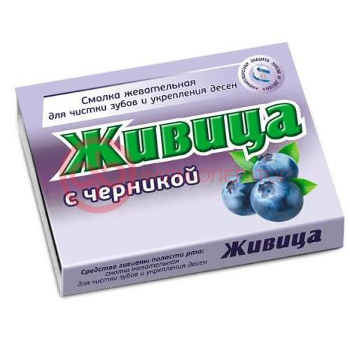 Живица таежная жев.резинка черника №5 /алтайский нектар/
