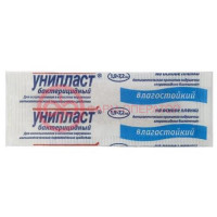 Унипласт лейкопластырь бактерицидный 1,9х7,2см влагост