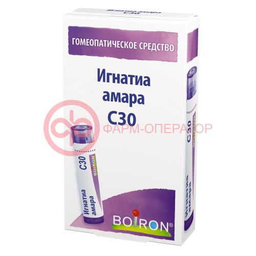 Игнатиа амара с30 гранулы гомеопатические 4г