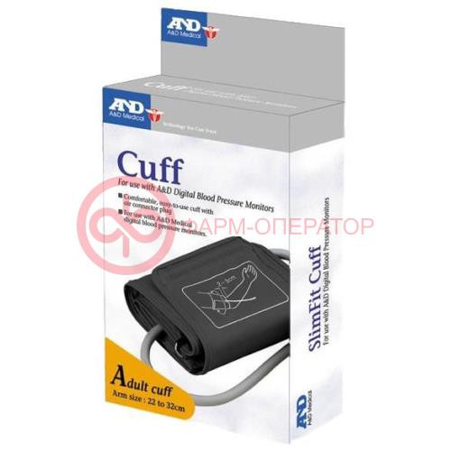 Эй энд ди манжета для тонометра ua slimfit m ua-cufboxch стандарт (22-32 см) Эй энд ди манжета для тонометра ua slimfit m ua-cufboxch стандарт (22-32 см)