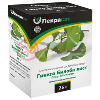 Лекрасэт фиточай 25г гинкго билоба лист плюс
