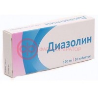 Диазолин таблетки 100мг №10