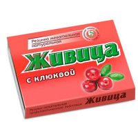 Живица таежная жев.резинка клюква №5 /алтайский нектар/