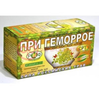 Сила российских трав №33 фиточай 1,5г №20 при геморрое