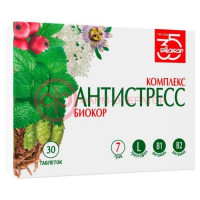 Комплекс антистресс биокор таблетки 540мг №30