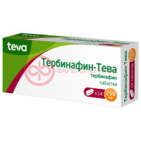Тербинафин-тева таблетки 250мг №14