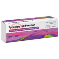 Троксерутин реневал гель для наружного применения 20мг/г 100г