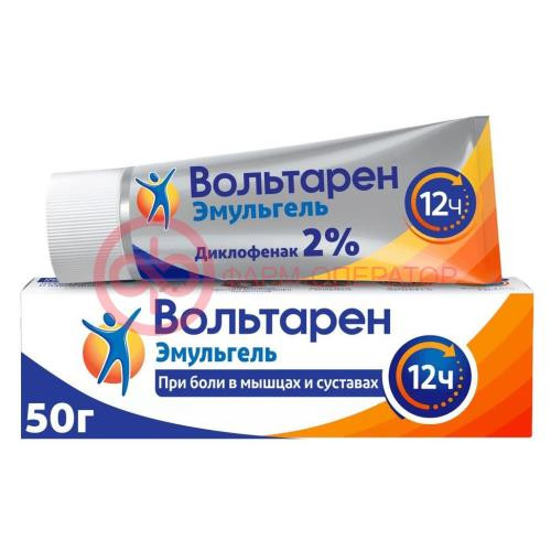 Вольтарен эмульгель гель для наружного применения 2% 50г Вольтарен эмульгель гель для наружного применения 2% 50г