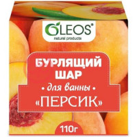 Олеос шар бурлящий для ванн 110г персик