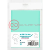 Витоша клеенка подкладная пвх 0,48х0,68м бирюзовая /арт.9271/